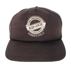 90s AmJam American Motorcycle Jamboree Winners Circle trucker hat 1990s vintage